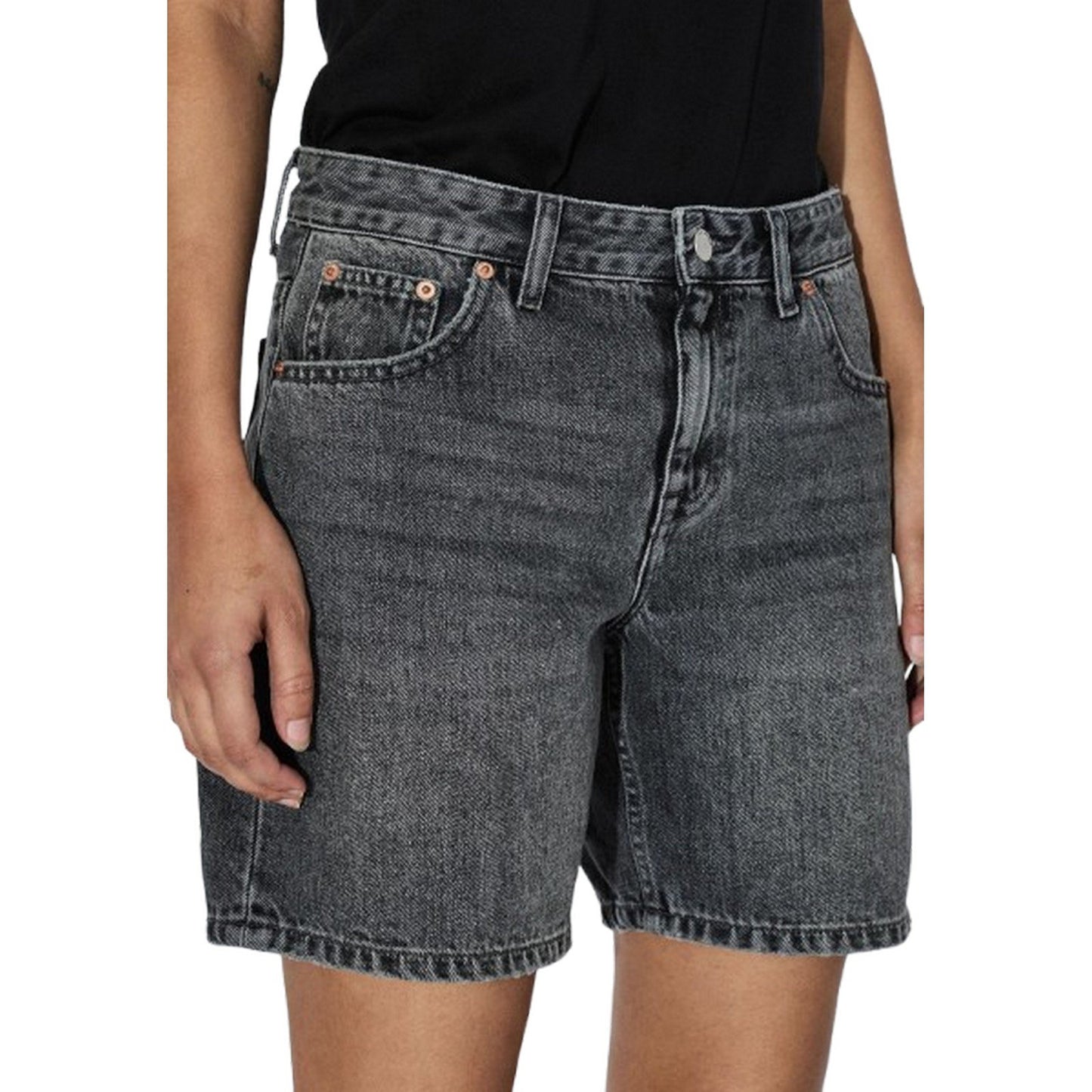 Pantaloncini Donna DrDenim - Hill Shorts - Grigio
