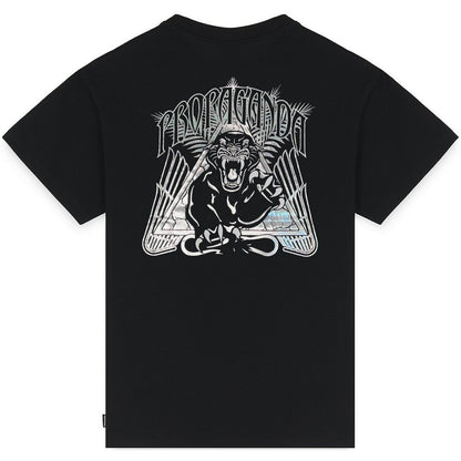 T-shirt Uomo Propaganda - T-Shirt M/M Triangle Panther - Nero