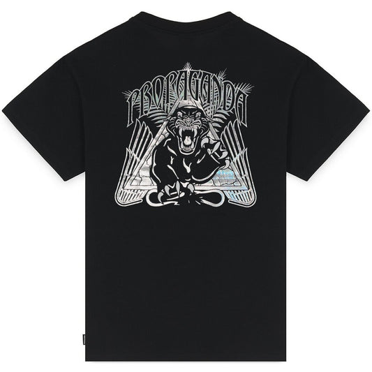 T-shirt Uomo Propaganda - T-Shirt M/M Triangle Panther - Nero