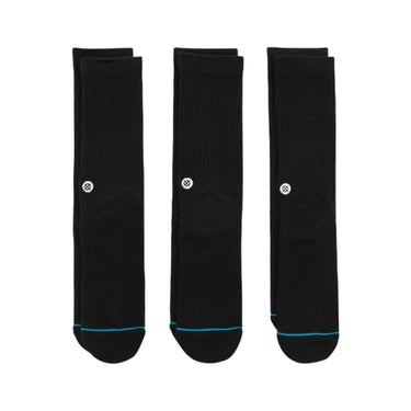 Chaussettes unisexe Stance - Icon 3 Pack - Noir