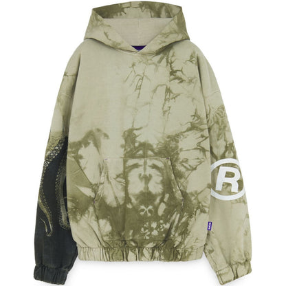 Felpe con cappuccio Uomo Octopus - Octopus Side Marble Hoodie - Multicolore