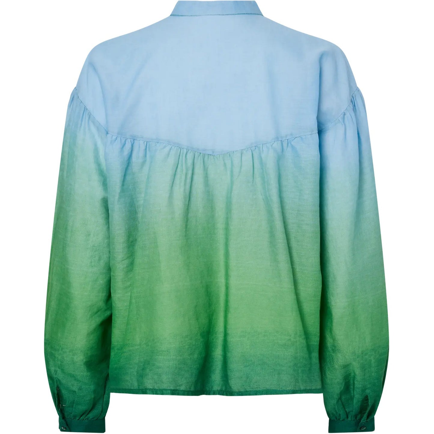Camicie Donna Pieces - Pcbibiane Ls Wvn Shirt Fc Bc - Verde