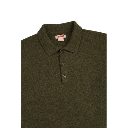 Polo a manica lunga Uomo Baracuta - Shetland Polo - Verde