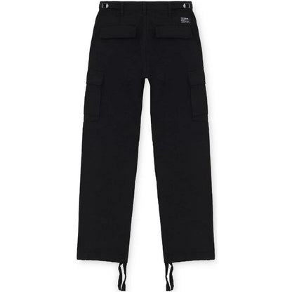 Pantaloni Uomo Iuter - Cargo Canvas - Nero