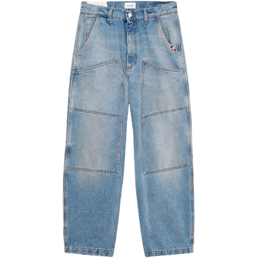 Pantaloni Uomo Amish - Super knee - Blu