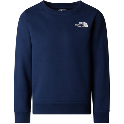 Felpe senza cappuccio Ragazzi Unisex The North Face - Teen Box Nse Regular Crew - Blu