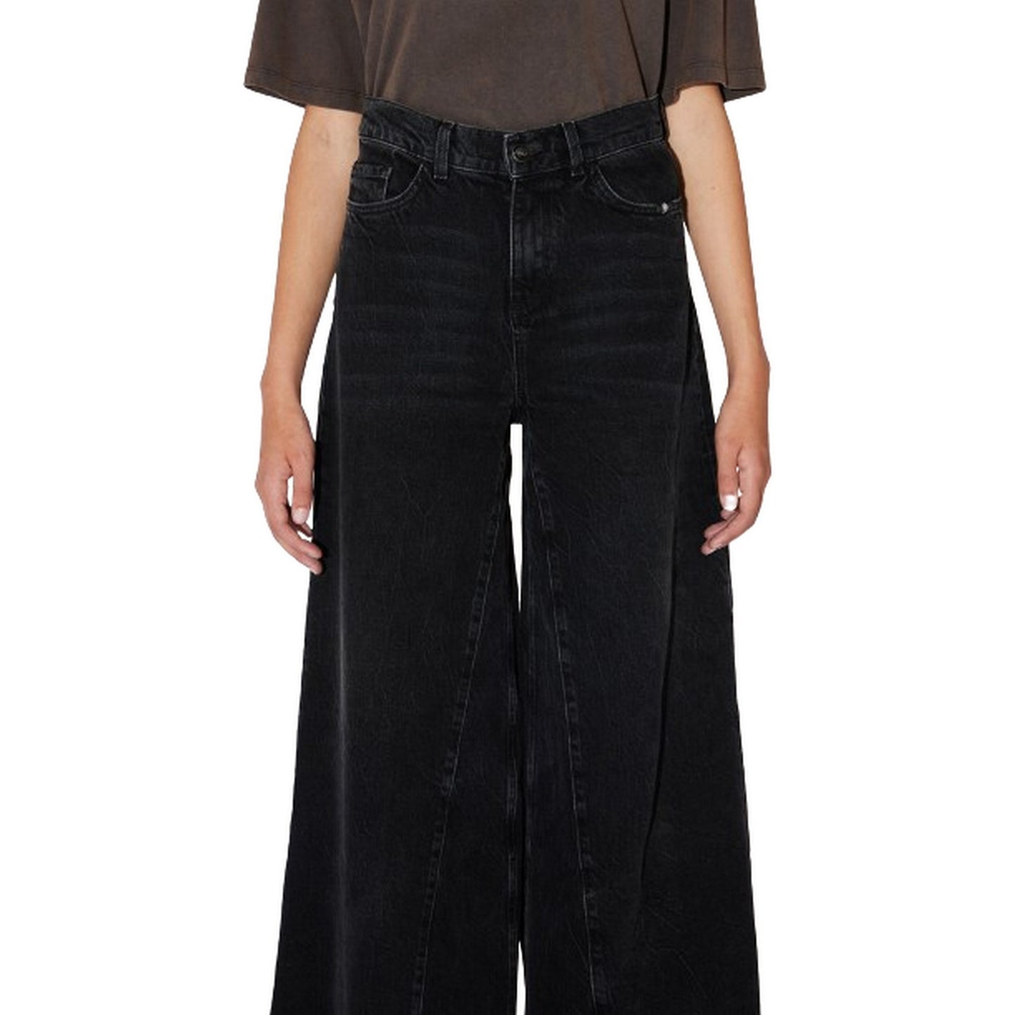 Jeans Donna Amish - Colette - Nero