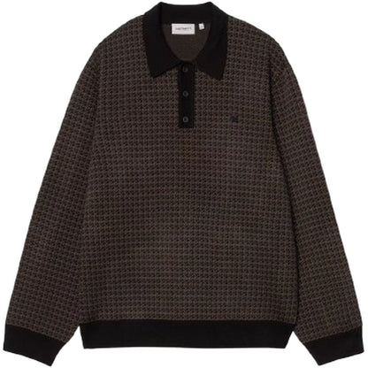Polo Uomo Carhartt Wip - L/S Lowis Polo - Viola