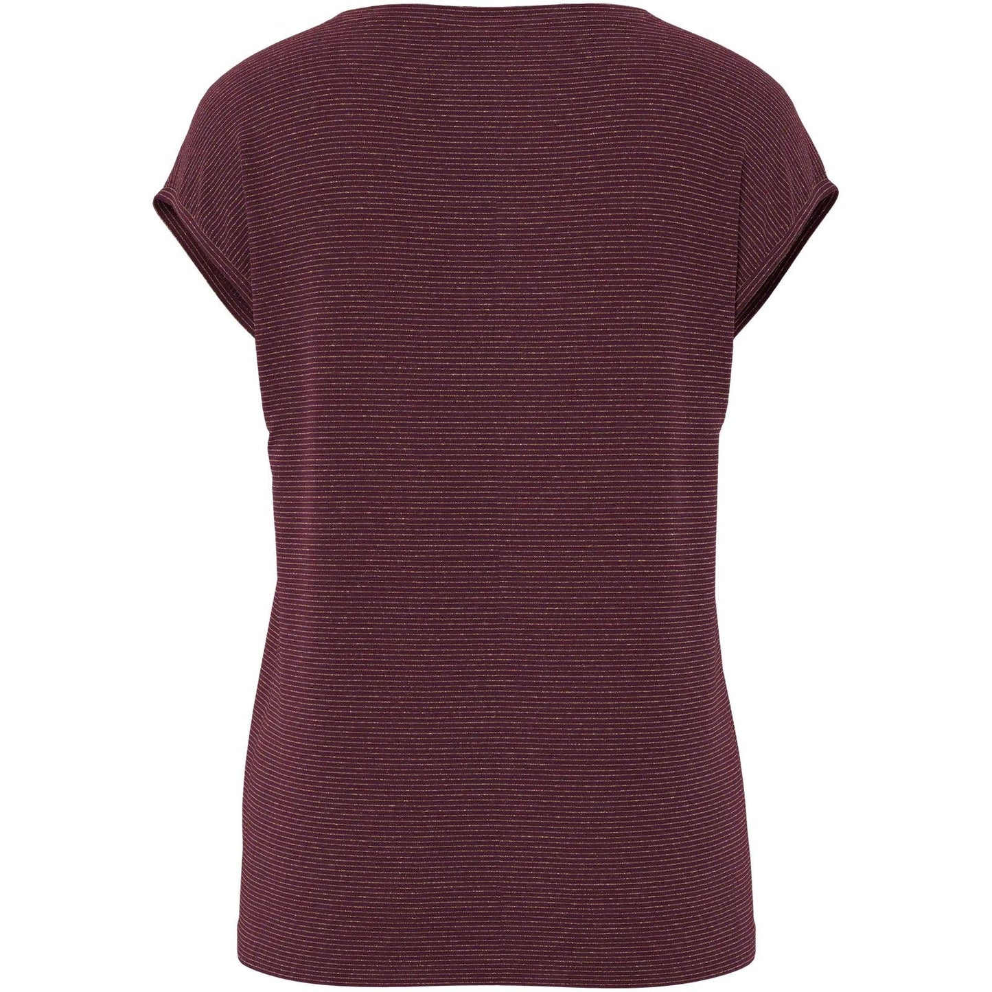 T-shirt Donna Pieces - Pcbillo Tee Lurex Stripes Noos - Viola