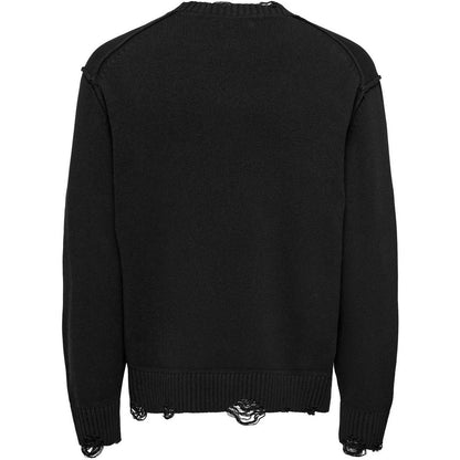 Maglioni Uomo Only & Sons - Onstune Rlx Ls Crew Neck Knit - Nero