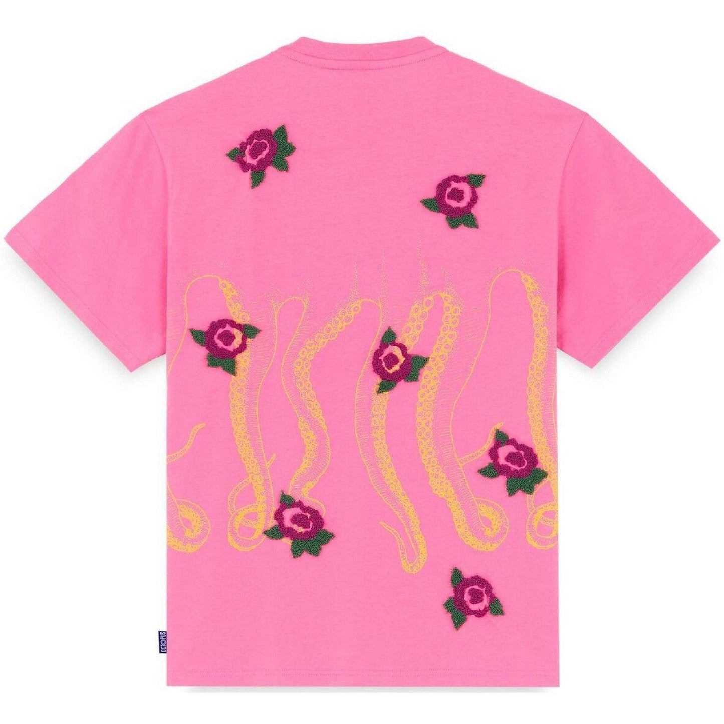 T-shirt Uomo Octopus - Octopus Flowers Tee - Rosa