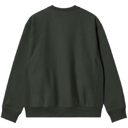 Felpe senza cappuccio Uomo Carhartt Wip - American Script Sweat - Verde