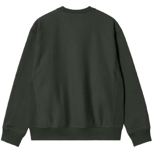 Felpe senza cappuccio Uomo Carhartt Wip - American Script Sweat - Verde