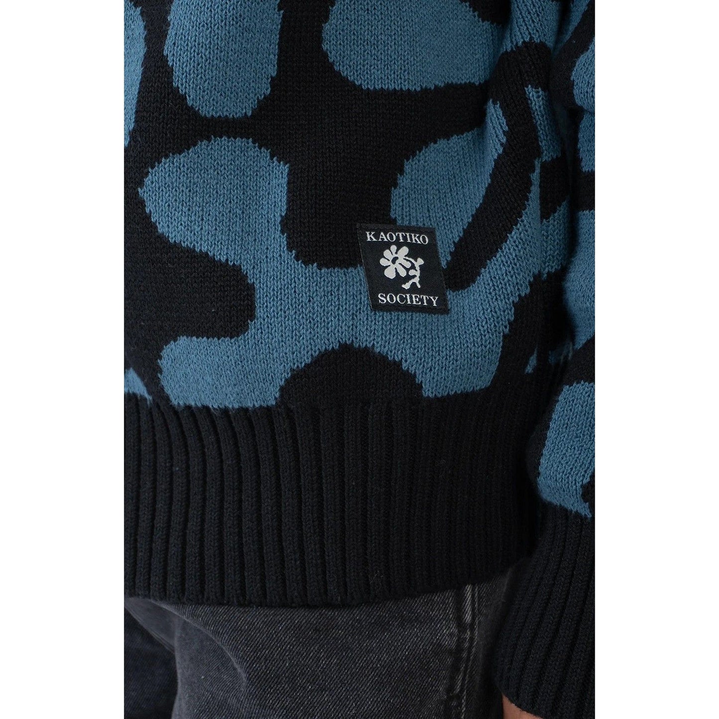 Cardigan Uomo Kaotico - Bad Romance Jacquard Jacket - Multicolore