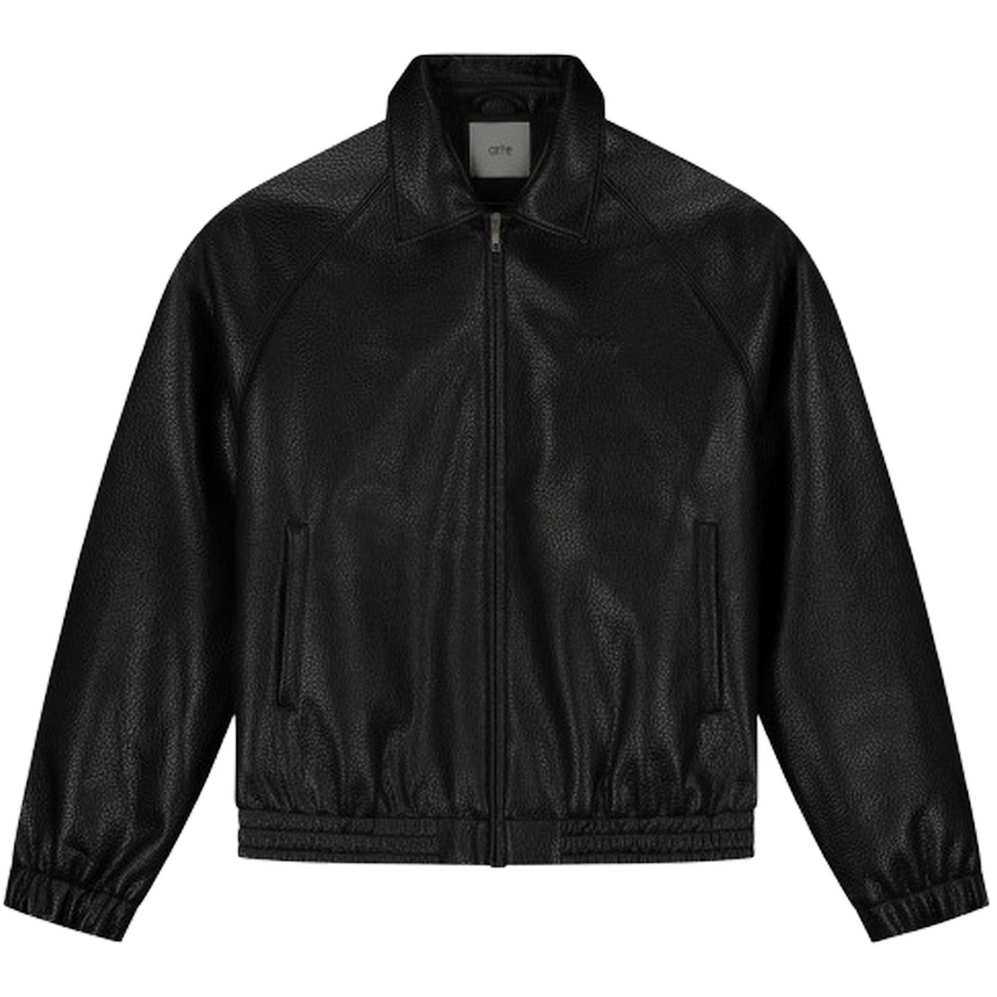 Giacche Uomo Arte Antwerp - Basic Leather Jacker - Nero