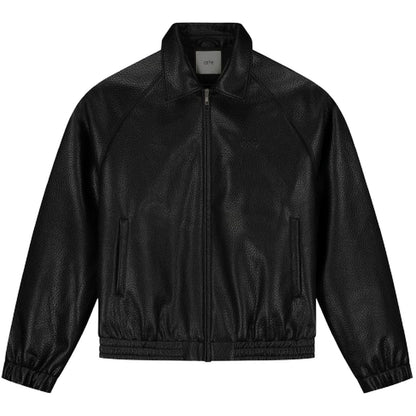 Giacche Uomo Arte Antwerp - Basic Leather Jacker - Nero
