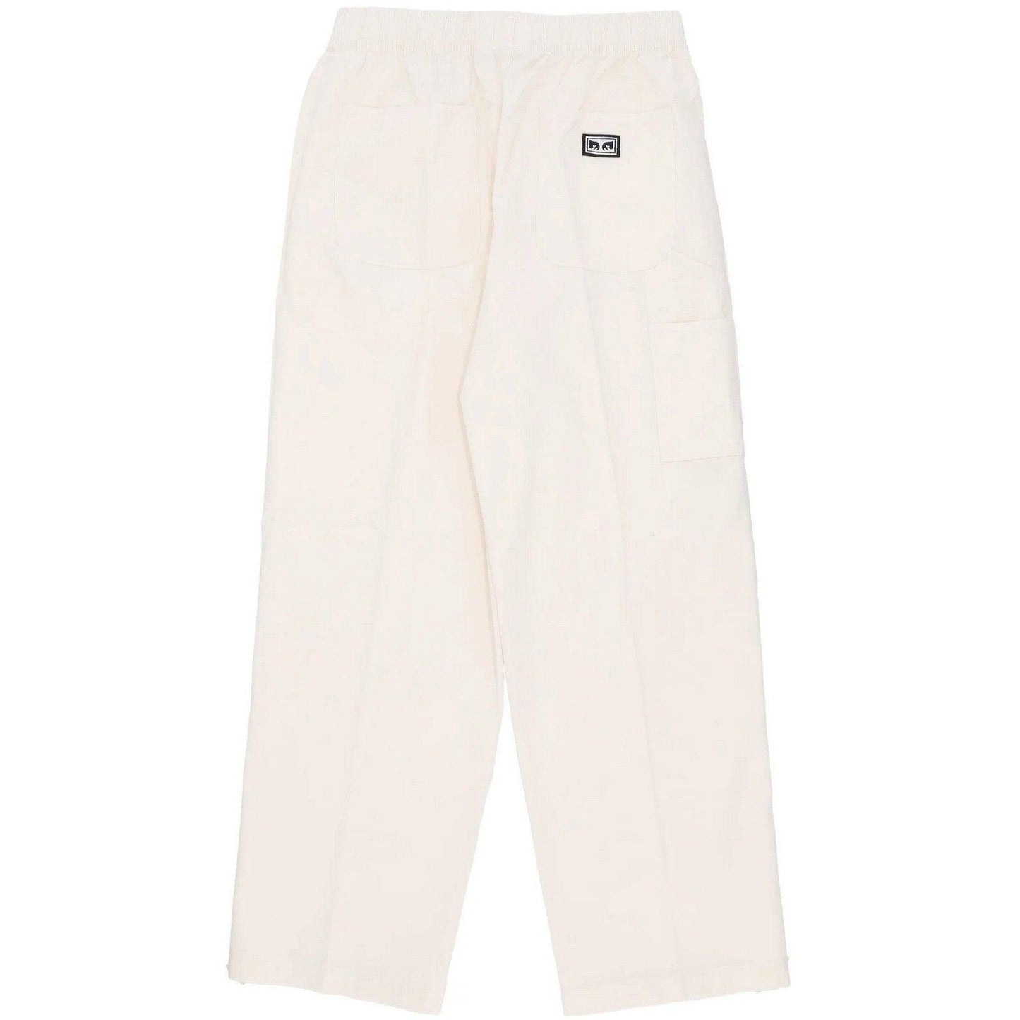 Pantaloni Uomo Obey - Big Easy Canvas Pant - Bianco