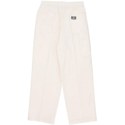 Pantaloni Uomo Obey - Big Easy Canvas Pant - Bianco