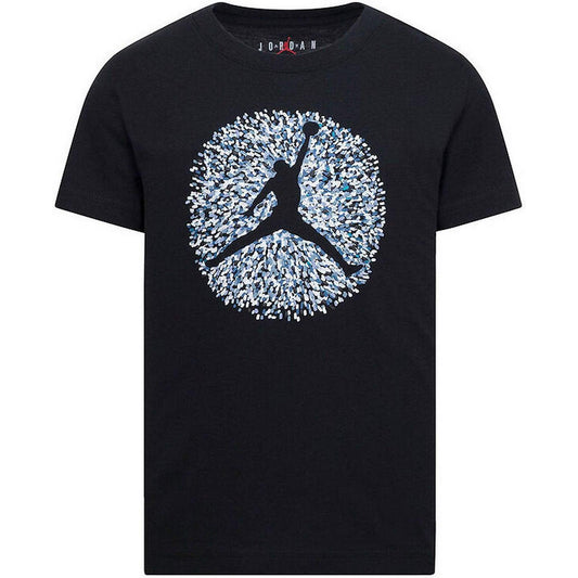 T-shirt Ragazzi Unisex Jordan - Jdb Poolside Jumpman Ss Tee - Nero