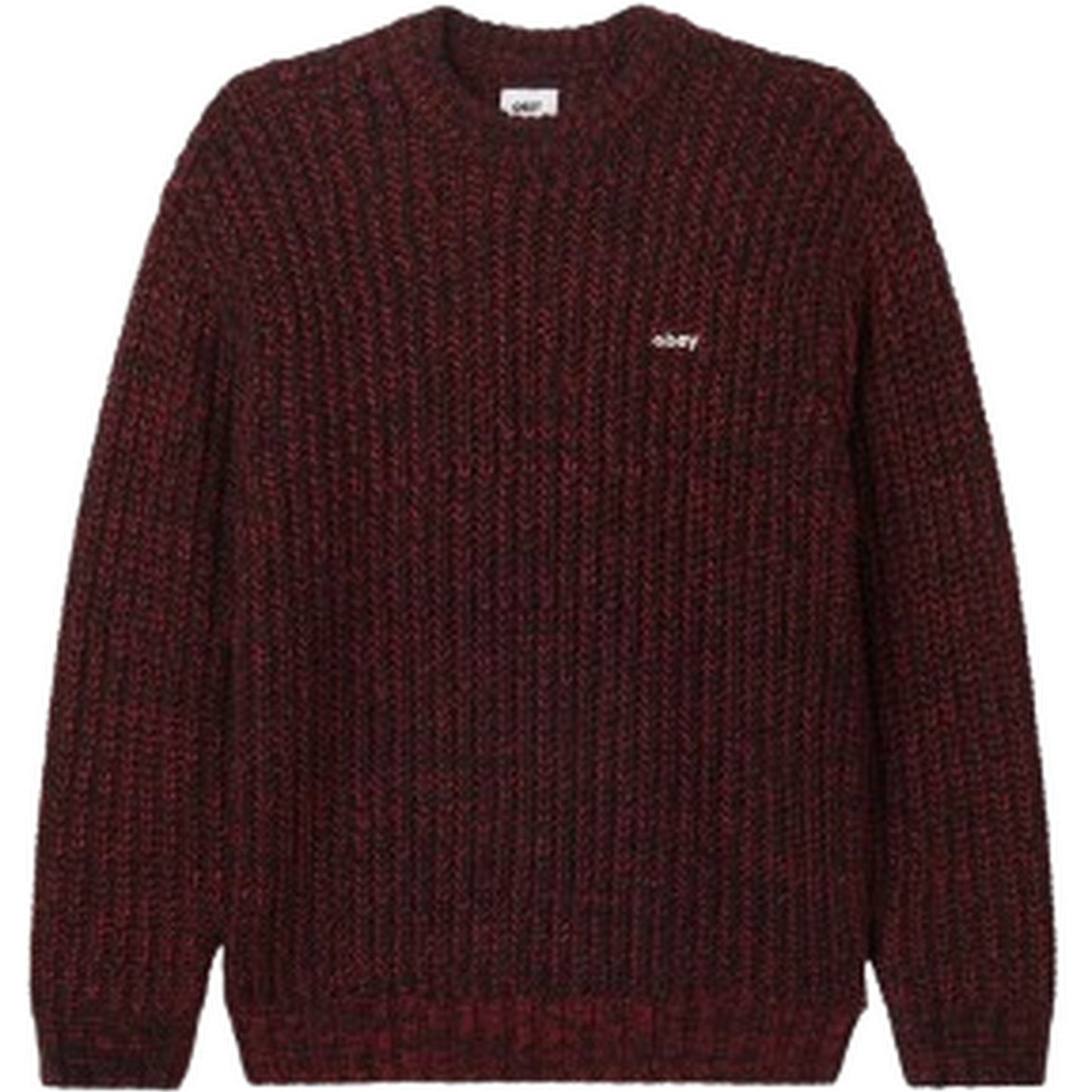 Maglie Uomo Obey - Anthony Sweater - Bordeaux