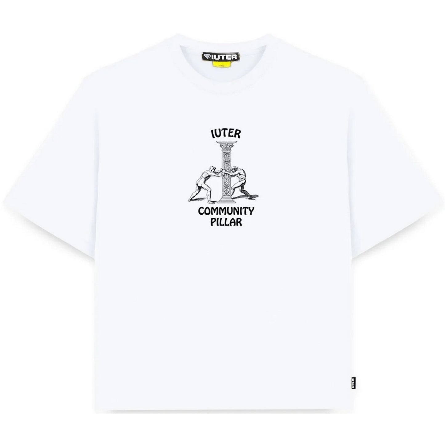 T-shirt Uomo Iuter - Pillar Tee - Bianco