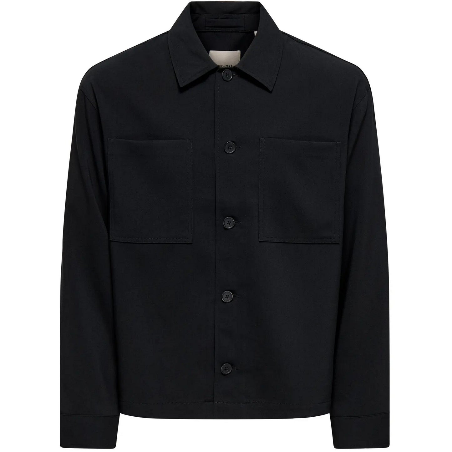 Camicie casual Uomo Only & Sons - Onswill 0292 Loose Overshirt - Nero