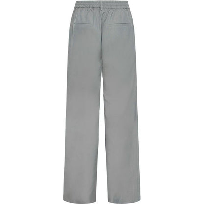 Pantaloni Donna Ichi - Ihfava Wide Pa - Grigio