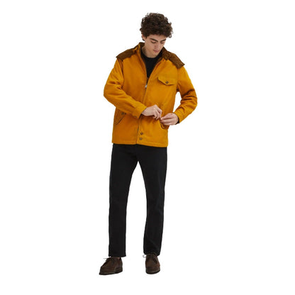 Giubbotti Uomo Baracuta - Wax Driver Jacket Waxed Cotton - Giallo