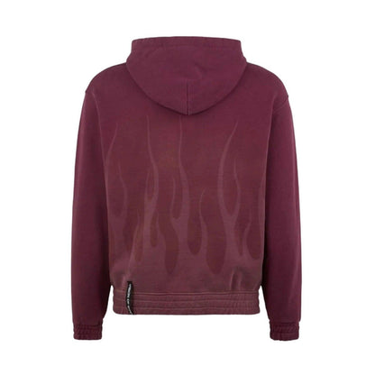 Felpe con cappuccio Unisex Vision of Super - Grape Wine Hoodie With Corrosive Flames - Viola