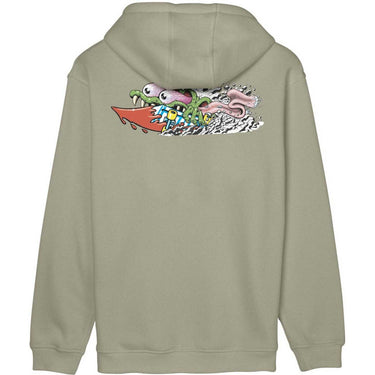 Sudaderas con capucha para hombre Santa Cruz - Meek Concrete Slasher Hood - Gris