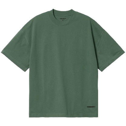 T-shirt Uomo Carhartt Wip - S/S Link Script T-Shirt - Verde