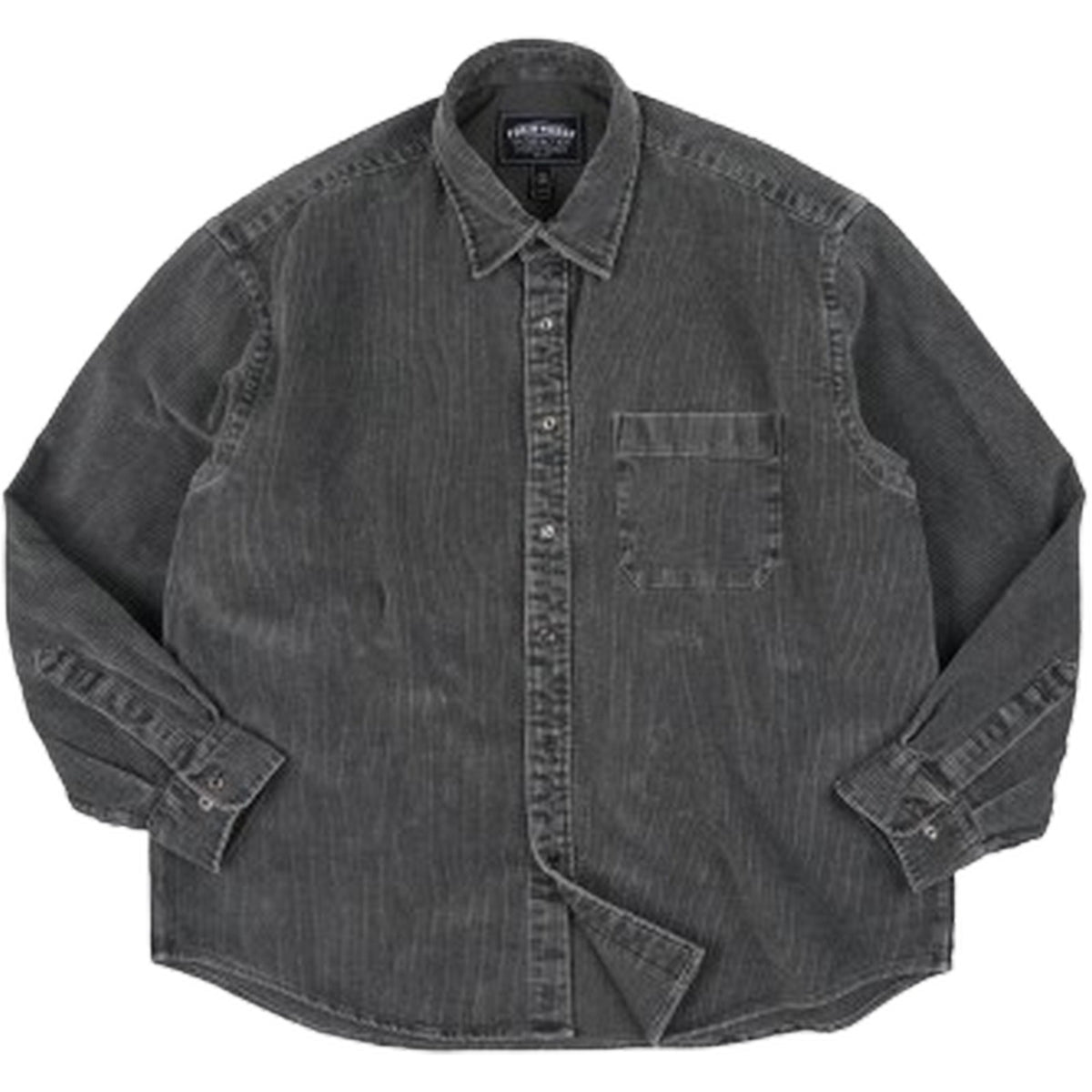Camicie casual Uomo Frizmworks - Pigment 8W Corduroy Shirt 002 - Grigio