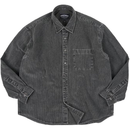 Camicie casual Uomo Frizmworks - Pigment 8W Corduroy Shirt 002 - Grigio
