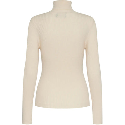 Maglie Donna Pieces - Pcmira Ls Rollneck Knit Noos Bc - Beige
