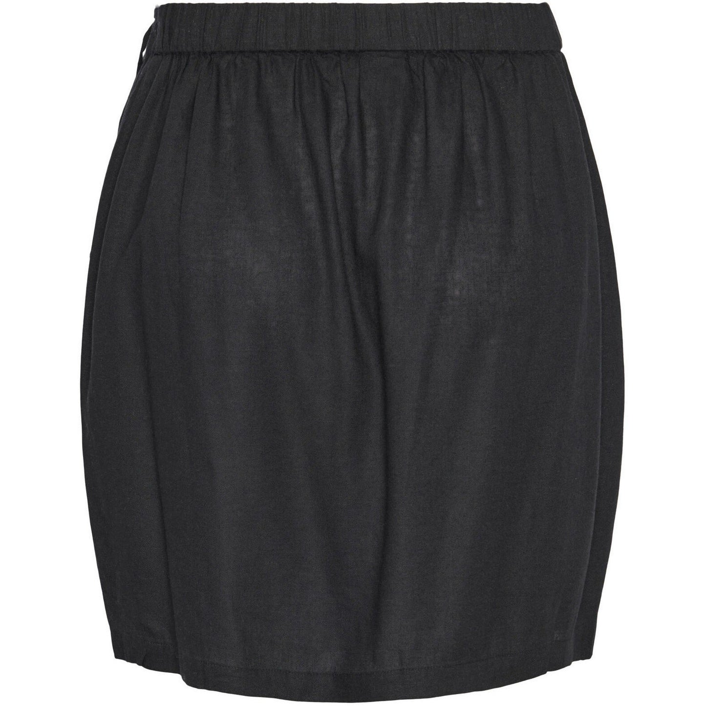 Gonne casual Donna Pieces - Pcpia Linen Mix Mw Wrap Skirt Wvn Noos - Nero