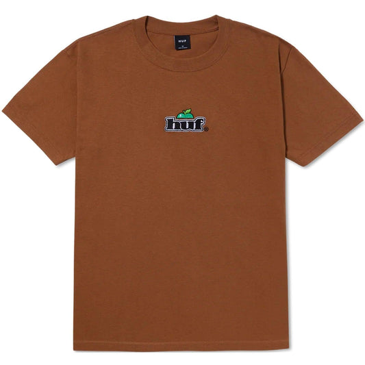 T-shirt Uomo Huf - Produce S/S Tee - Marrone