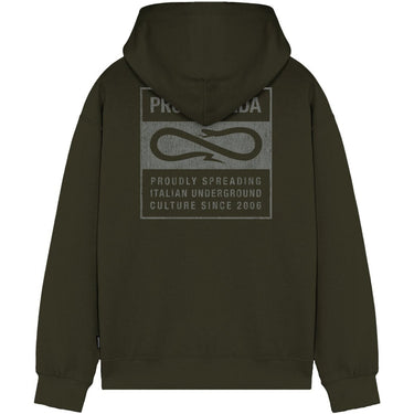 Felpe con cappuccio Uomo Propaganda - Hoodie Label Og - Verde