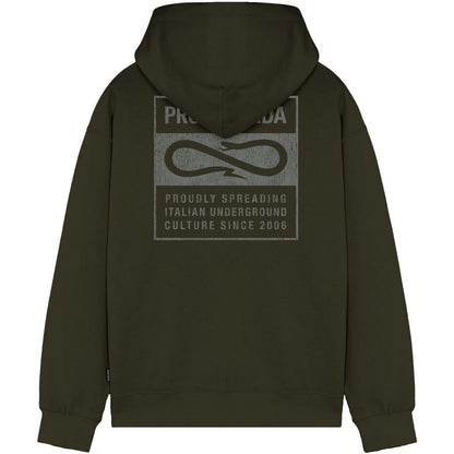 Felpe con cappuccio Uomo Propaganda - Hoodie Label Og - Verde