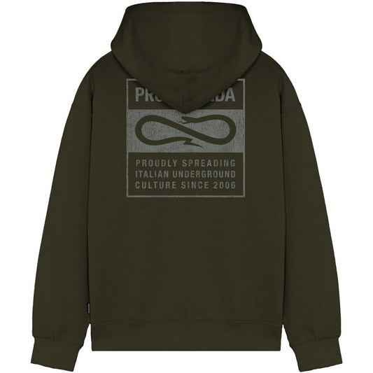 Felpe con cappuccio Uomo Propaganda - Hoodie Label Og - Verde
