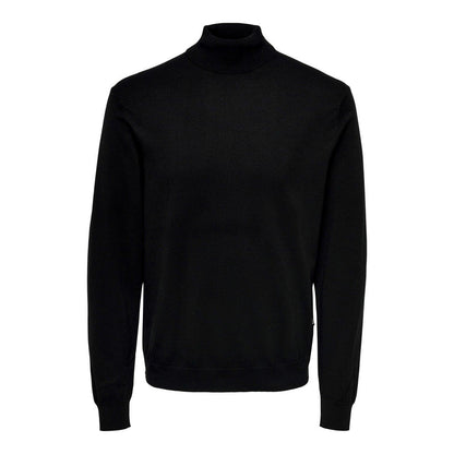 Maglioni Uomo Only & Sons - Onswyler Life Roll Neck Knit Noos - Nero