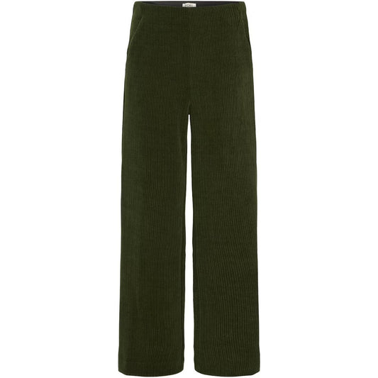 Pantaloni Donna Ichi - Ihkate Corduroy Pa3 - Verde