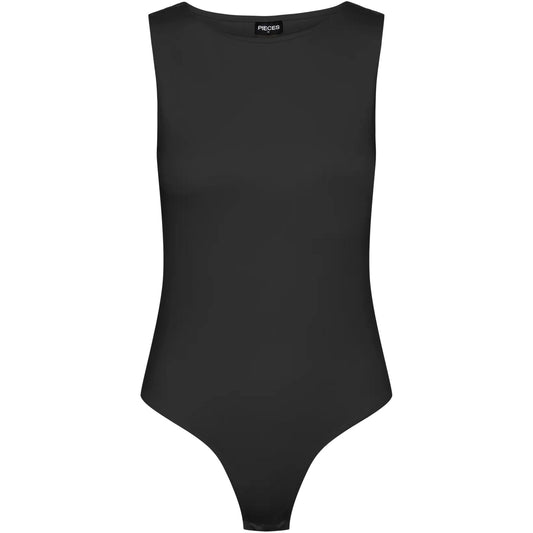 Body Donna Pieces - Pcneja Sl Bodystocking Noos Bc - Nero