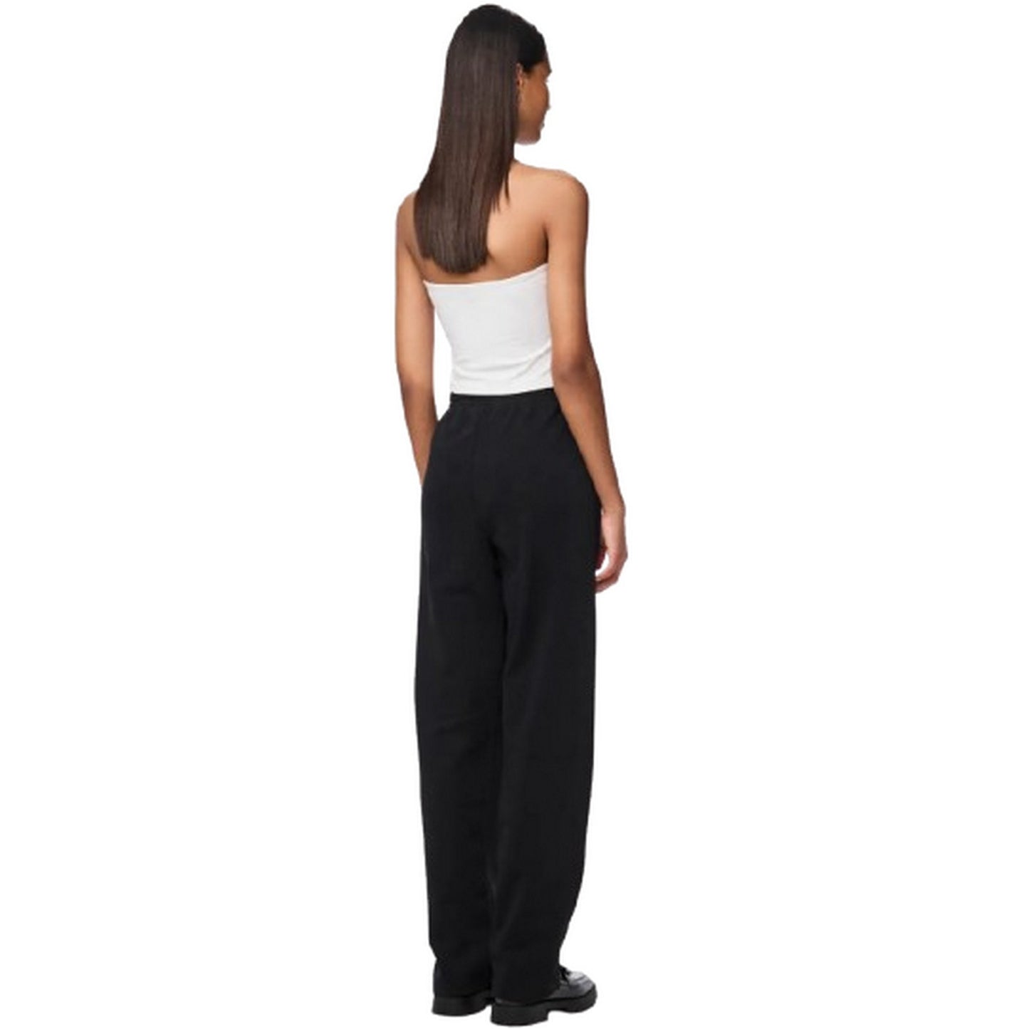 Pantaloni Donna Pieces - Pcchilli Hw Straight Sweat Pants Noos Bc - Nero