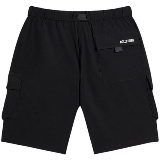 Bermuda Uomo Dolly Noire - Techno Cargo Shorts - Nero