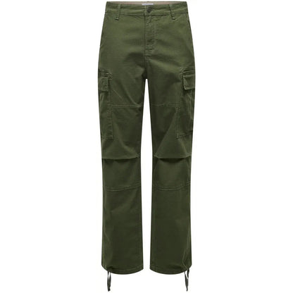 Pantaloni Uomo Only & Sons - Onsray Life 0020 Ribstop Cargo - Verde