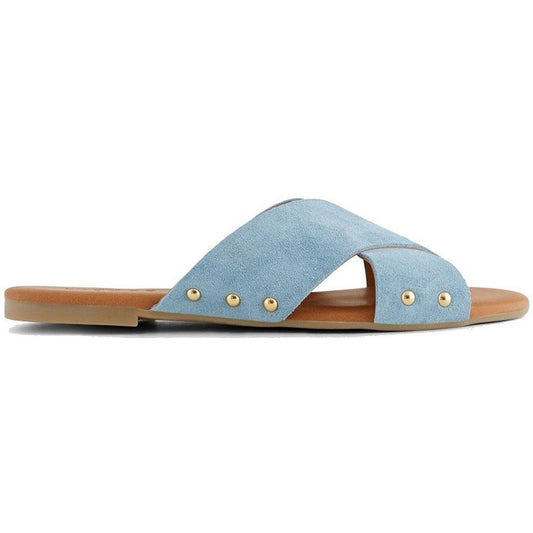 Sandali Donna Pieces - Pcvuma Suede Sandal - Celeste