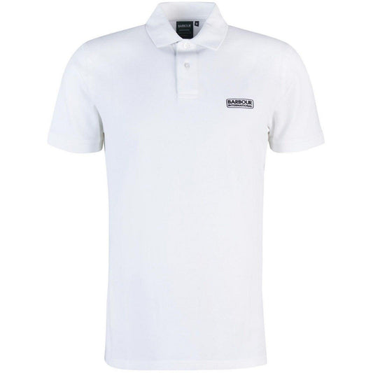 Polo Uomo Barbour International - Essential Polo Midlayers - Bianco