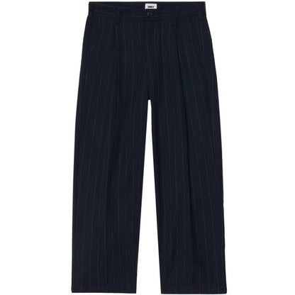 Pantaloni Uomo Obey - Dean Stripe Pleated Pant - Blu