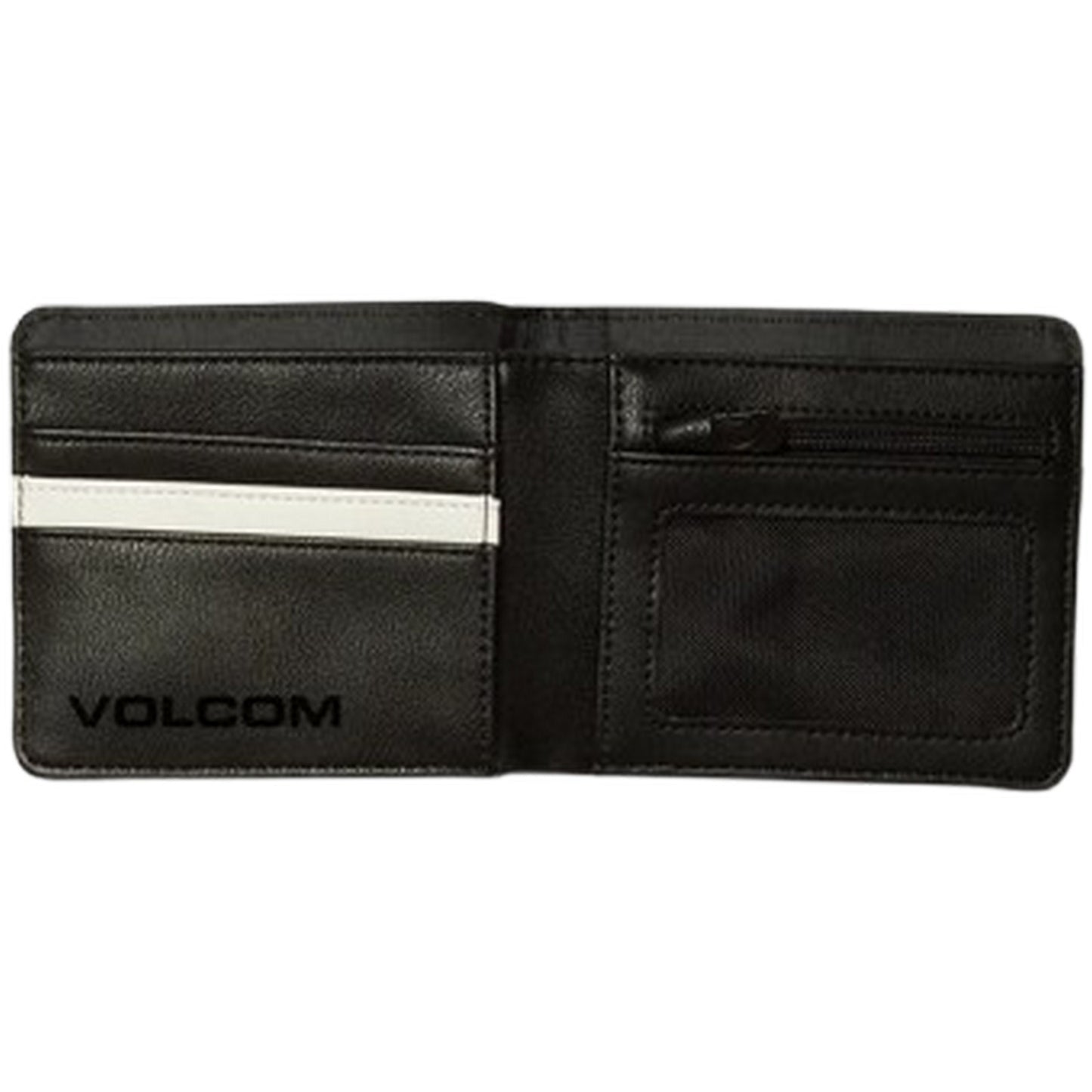 Portafogli Unisex Volcom - Slim Stone Pu Wallet S - Nero