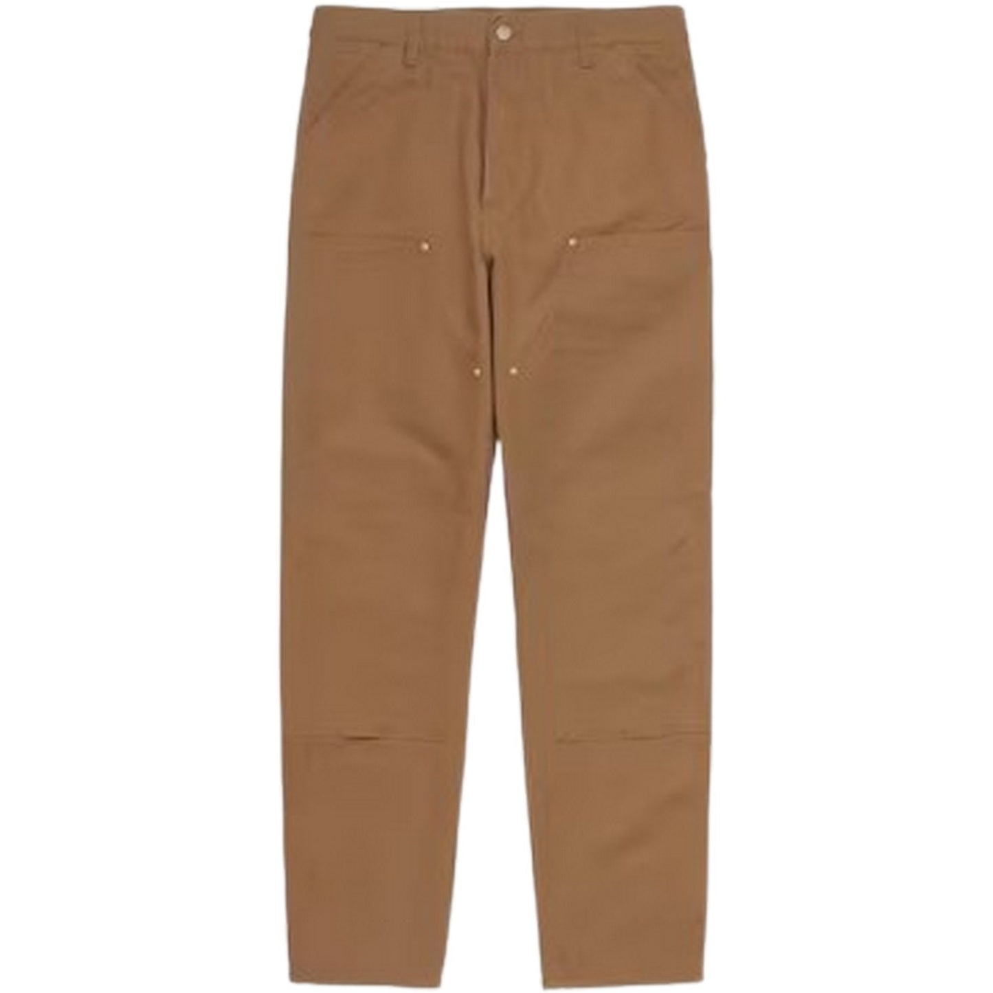 Pantaloni Uomo Carhartt Wip - Double Knee Pant Organic Cotton Dearborn Canvas - Marrone
